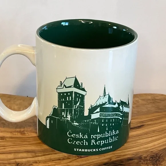 Starbucks Czech Republic Global Icon Collector Series 2017 Coffee Cup Mug 16 Oz. - Picture 7 of 10